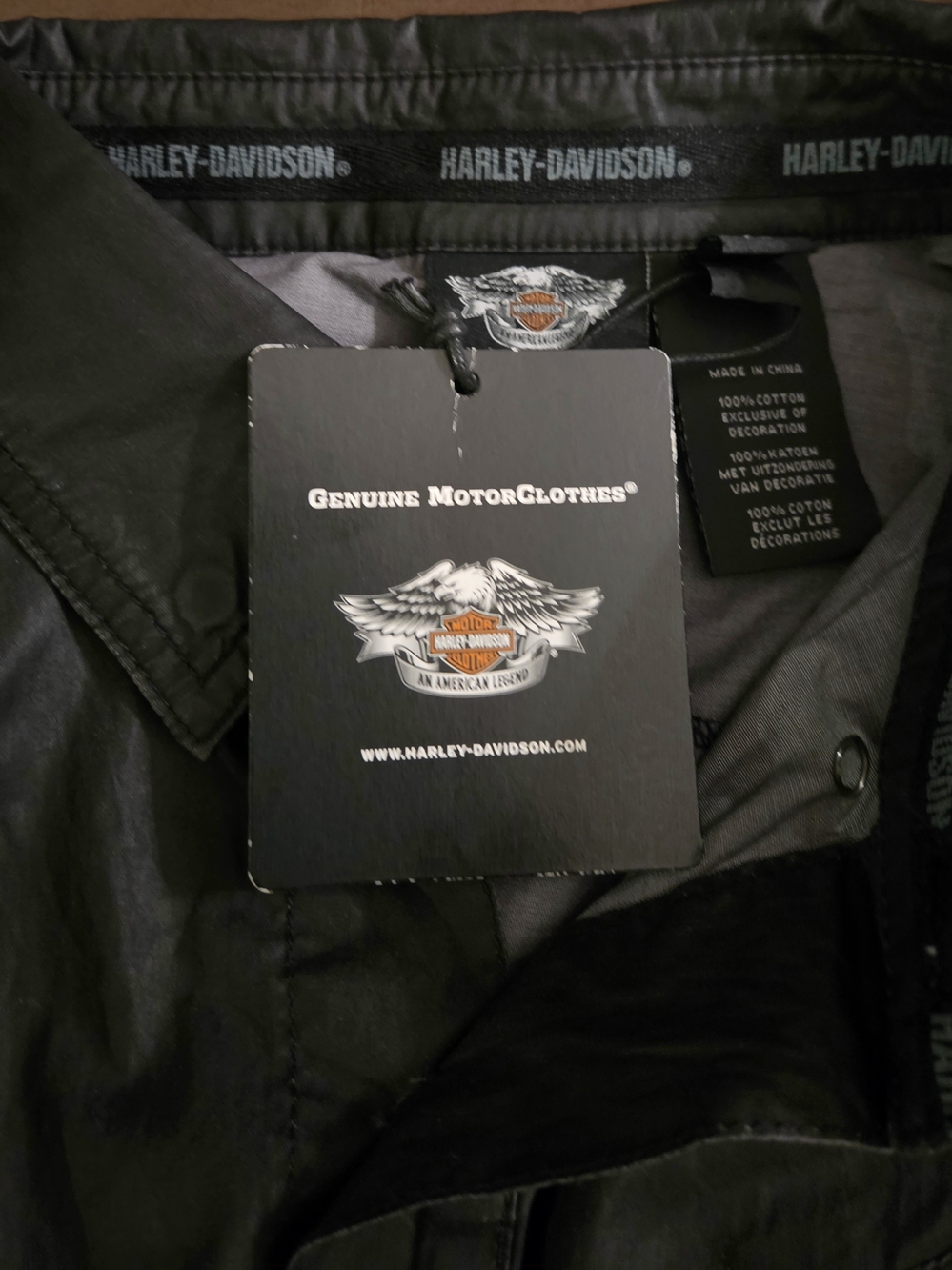 Harley-Davidson Men's Black Motorcycle Jacket - Genuine MotorClothes